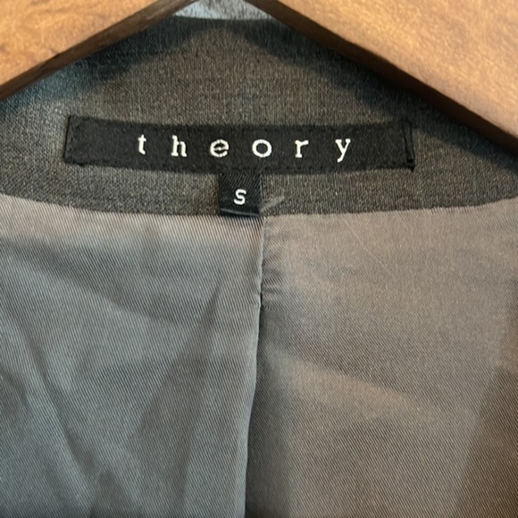 Theory Gray Blazer Jacket - Picture 4 of 8